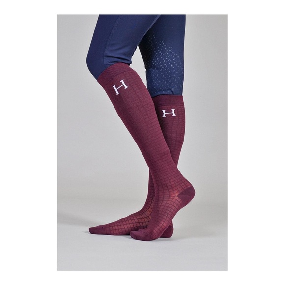 Harcour Reitsocke Sopra 2-er Pack - violine