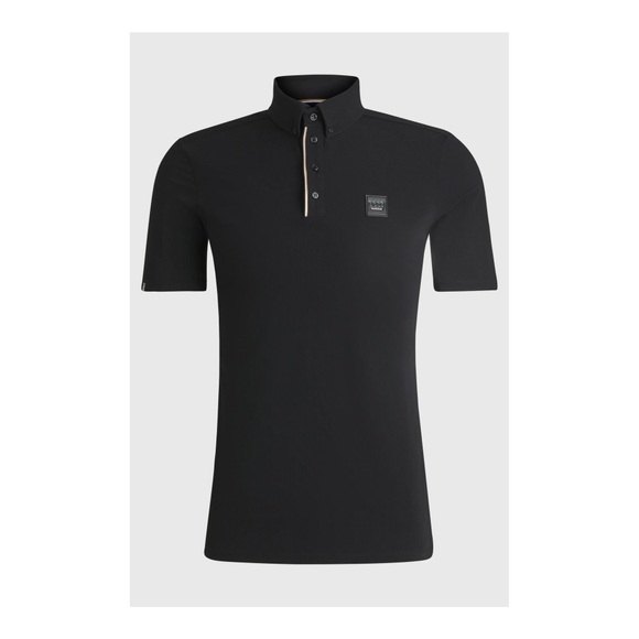 BOSS Equestrian Trainingsshirt Matt Herren - Stripes Black - Farbe: Stripes Black, Grösse Bekleidung Herren: S