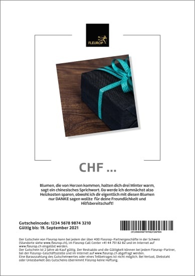Geschenkgutschein «Happy Birthday» (PDF)