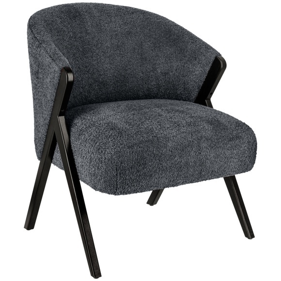 VEGA Loungesessel Caso; 69x70x77 cm (BxTxH); Sitz schwarz, Gestell schwarz