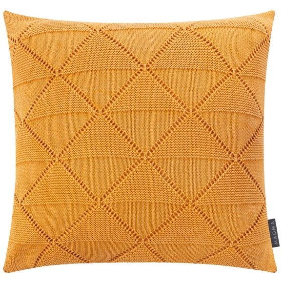 Kissenhülle Purl, Senf B: 50 cm