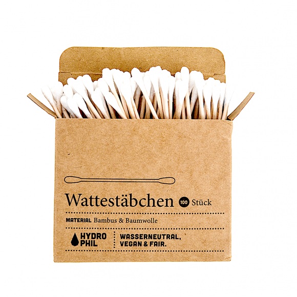 Bambus-Wattestäbchen Hydrophil