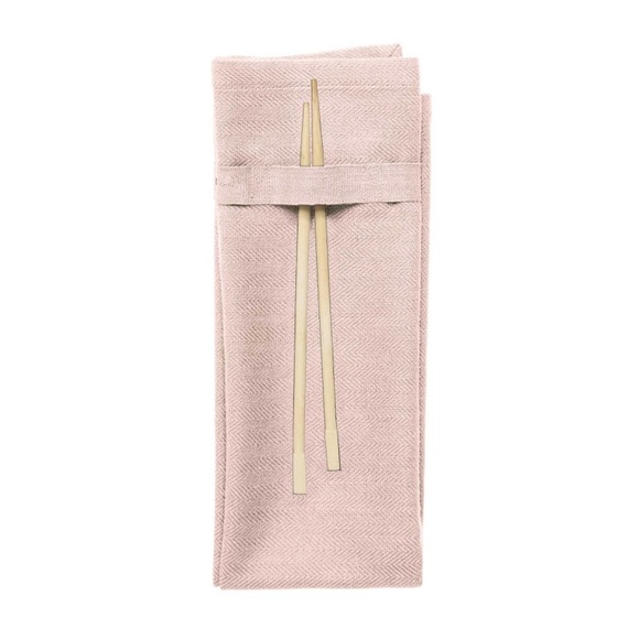 Stoffservietten The Organic Company Napkin pale rose