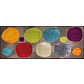 Salonloewe Fussmatte Broken Dots Colourful
