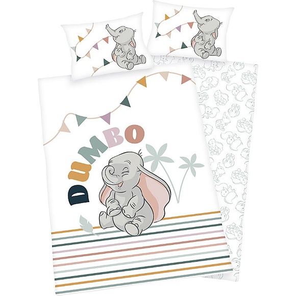 Herding Renforcé Kinder-Bettwäsche Disney´s Dumbo