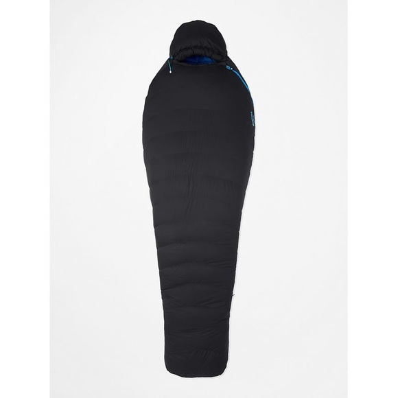 Marmot Paiju 10 Schlafsack Lang black/clear blue Left Zipper 2020 Schlafsäcke