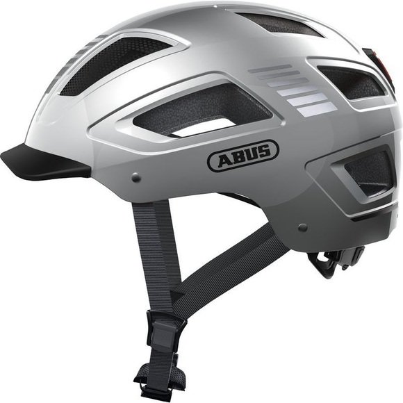 ABUS Hyban 2.0 Signal Helm signal silver 2020 M | 52-58cm Trekking & City Helme