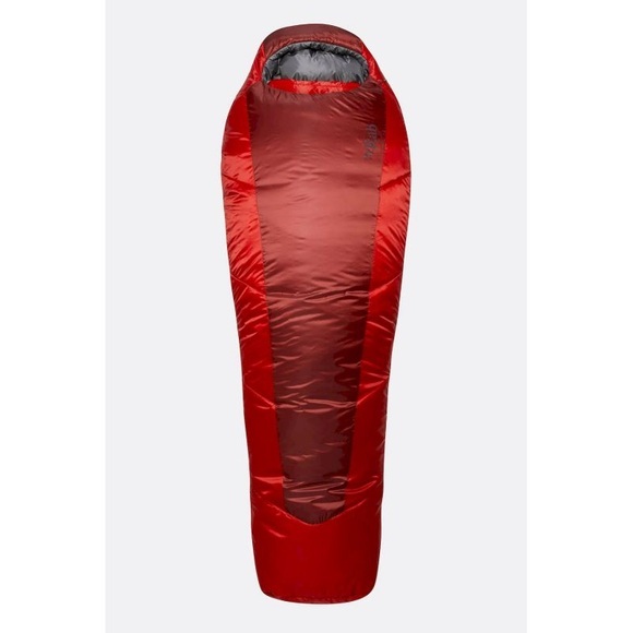 Rab Solar Eco 3 Schlafsack Regular rot Left Zipper 2022 Schlafsäcke