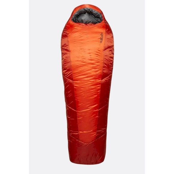 Rab Solar Eco 4 Schlafsack Regular rot Left Zipper 2022 Schlafsäcke