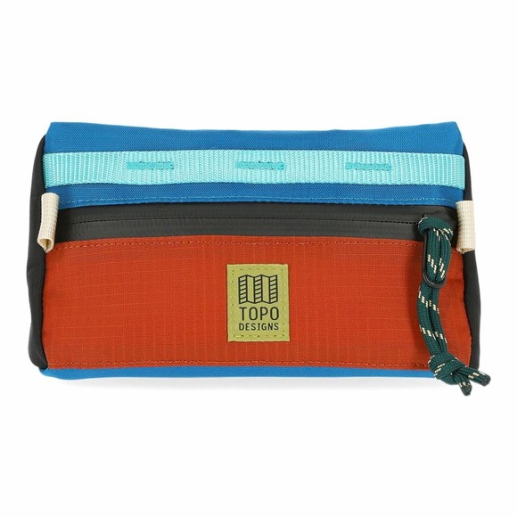 Topo Designs Bike Bag Mini Mountain - Lenkertasche Clay / Blue One Size