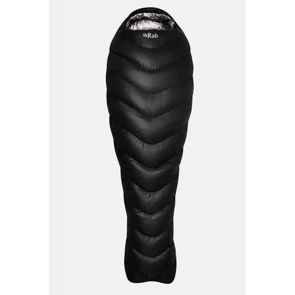 Rab Mythic Ultra 180 - Schlafsack Black Long - linke Öffnung