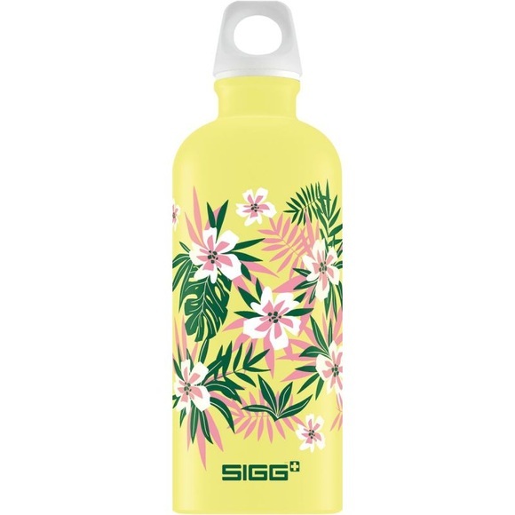 SIGG Alu-Trinkflasche FLORID ULTRA LEMON TOUCH 0,6l in pastellgelb