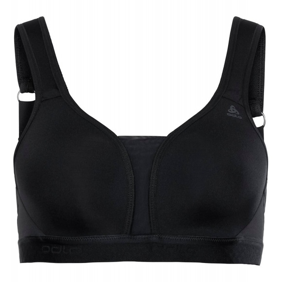 Odlo Damen Padded High Sports BH (Größe XL, Schwarz)