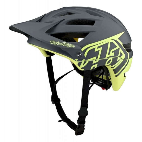 Troy Lee Designs A1 Mips Helmet - MTB-Helm Classic Gray / Yellow S