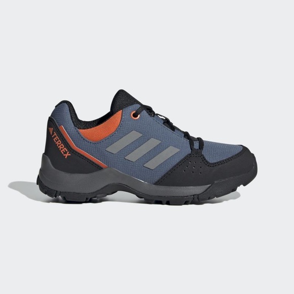 Adidas Terrex Hyperhiker Low - Wanderschuhe - Kind Wonder Steel / Grey Three / Impact Orange 35
