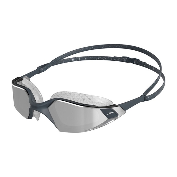 speedo Aquapulse Pro Mirror Brille oxid grey/silver/chrome 2020 Schwimmbrillen