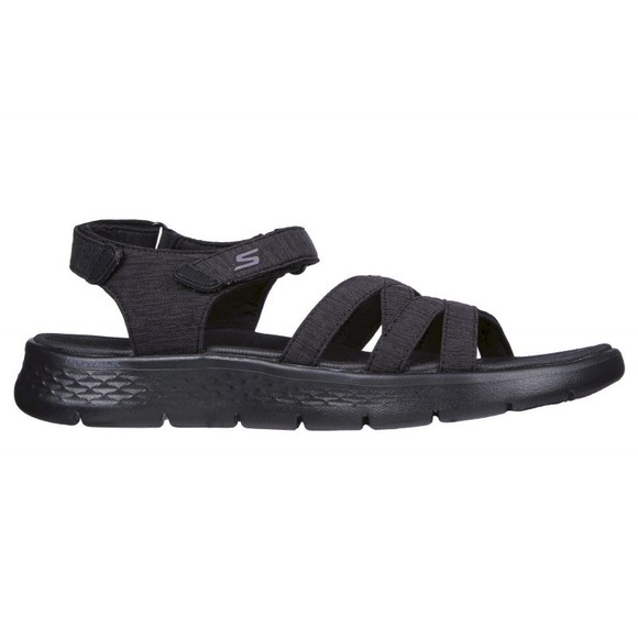 Skechers GO Walk Flex Sandal - Sunshine - Wandersandalen - Damen Black / Black 41