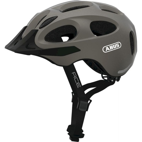 ABUS Youn-I Ace Helmet metallic silver 2020 L | 56-61cm Trekking & City Helme