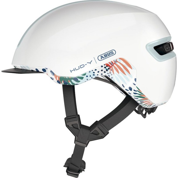 ABUS Hud-Y Helm weiß 2022 L | 59-61cm Trekking & City Helme
