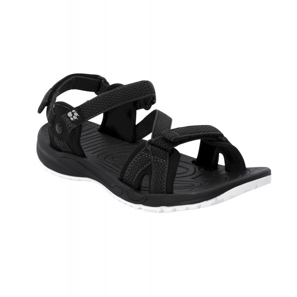 Jack Wolfskin Outdoor-Sandale Frauen Lakewood Ride Sandal Women 38 schwarz black / grey