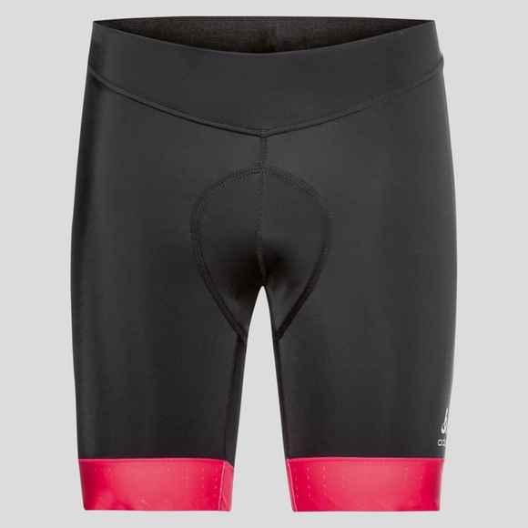 Odlo Zeroweight - Fahrrad-Shorts - Damen Black / Paradise Pink S
