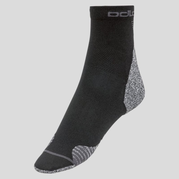 Odlo Quarter Ceramicool Socken (Größe 36, 37, 38, Schwarz)