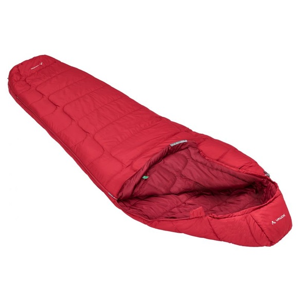 VAUDE Sioux 100 Syn Sleeping Bag dark indian red Left 2019 Kunstfaserschlafsäcke