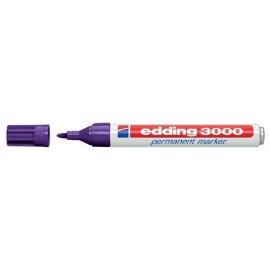 EDDING Permanent Marker 3000 1,5-3mm 3000-8 violett