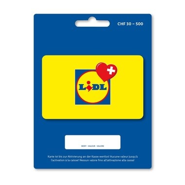 Geschenkkarte Lidl variabel