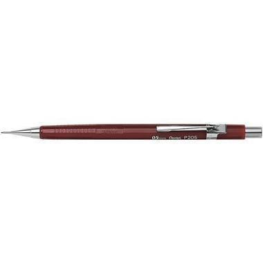 PENTEL Druckbleistift Sharp 0.5mm P205-B rot mit Radiergummi