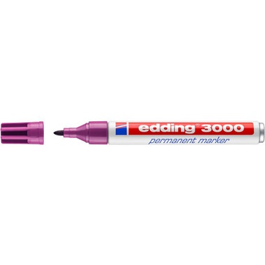 EDDING Permanent Marker 3000 1,5-3mm 3000-20 rotviolett