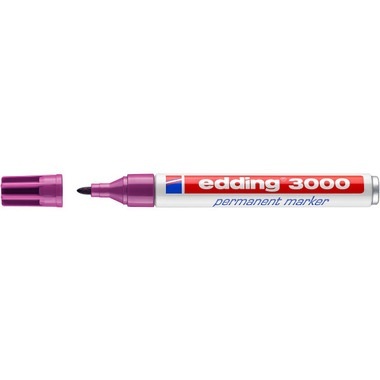 EDDING Permanent Marker 3000 1,5-3mm 3000-20 rotviolett