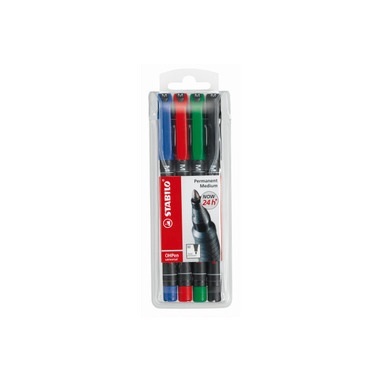 STABILO OHP Pen permanent 1mm 843/4 4er Etui