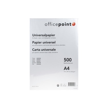 POST Kopierpapier A4 weiss 500 Bl. 19144502 Office Point 80g