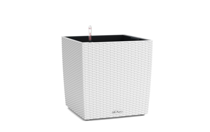 Lechuza Blumentopf Cube Cottage 30 Weiss