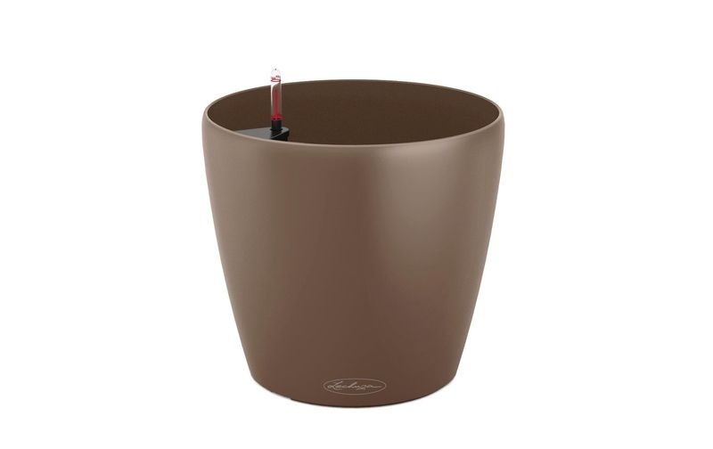 Lechuza - 3er-Set Blumenkästen mit Integriertem Bewässerungssystem Classico Color 43 - Dunkelbeige