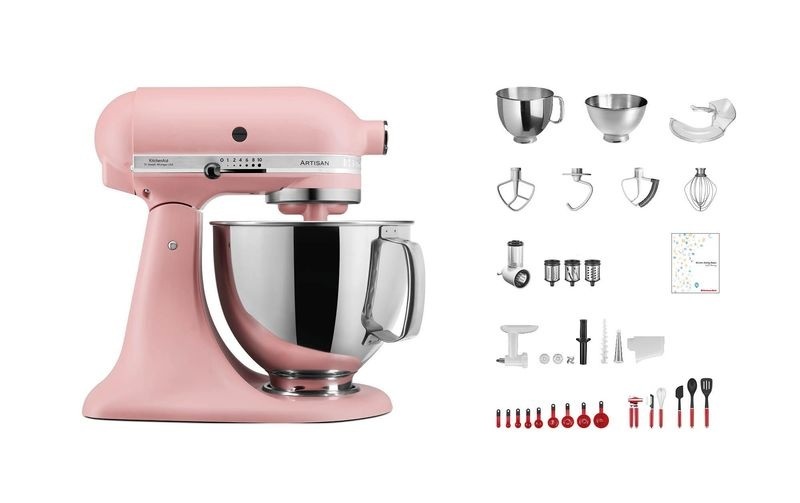 Kitchenaid KSM200 Swiss Anniversary Set Küchenmaschine altrosa