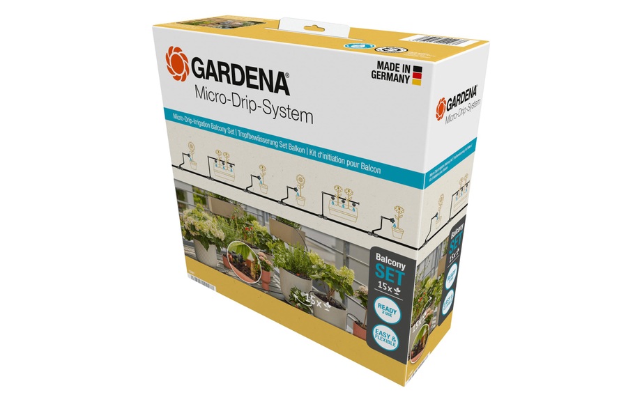 GARDENA Micro-Drip System Bewässerungs-Komplettset 13401-20