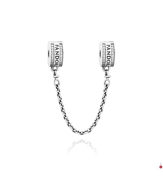 Pandora - Komfortkettchen Logo - Silber
