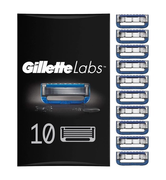 Gillette - LABS - 10er-Pack Rasierklingen Labs