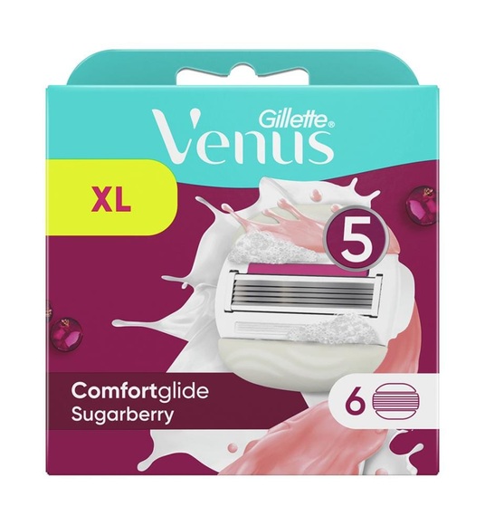 Gillette - VENUS - 6er-Set Rasierklingen Comfortglide Sugarberry