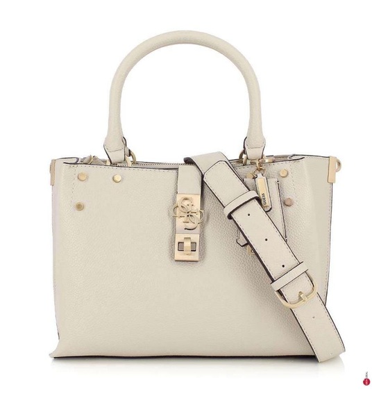 Guess - Handtasche Albury - Cremeweiss