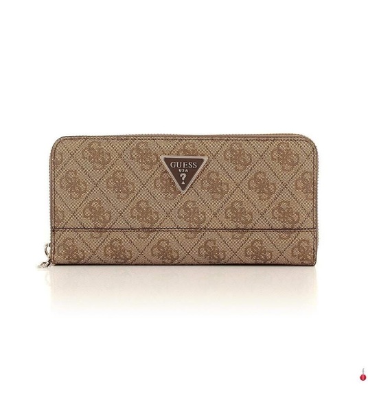 Guess - Brieftasche Cordelia Logo - Taupe