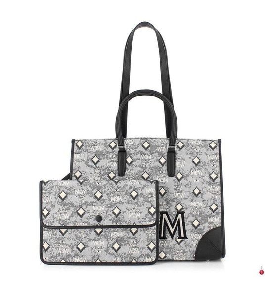Mcm - Tragetasche Positively Conscious - Grau und Schwarz