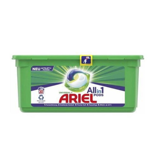Ariel - Tout-en-1 Pods Universal Plus - 30 Waschladungen