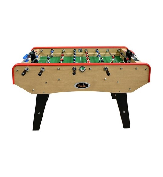 JT2D loisirs - Kickertisch Original - Hellbraun und Schwarz - Schwarz und Hellbraun