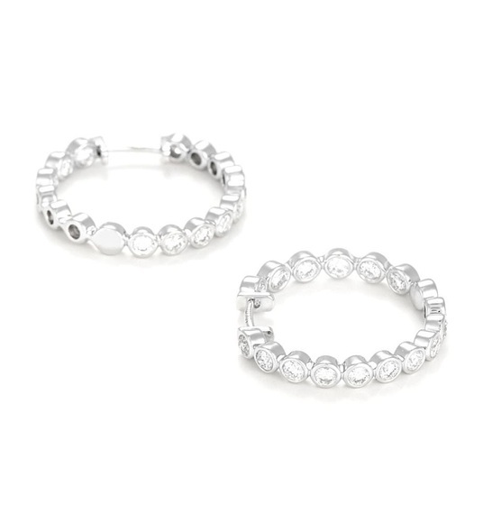 Accessory - Ohrringe Créoles Pétillantes - Silber
