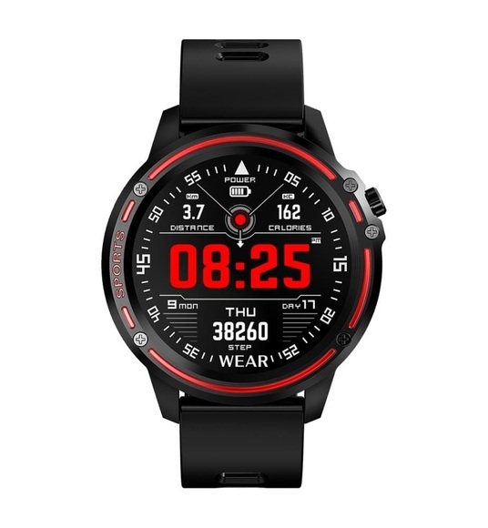High Tech - Smartwatch BSW 2004 - Schwarz und Rot