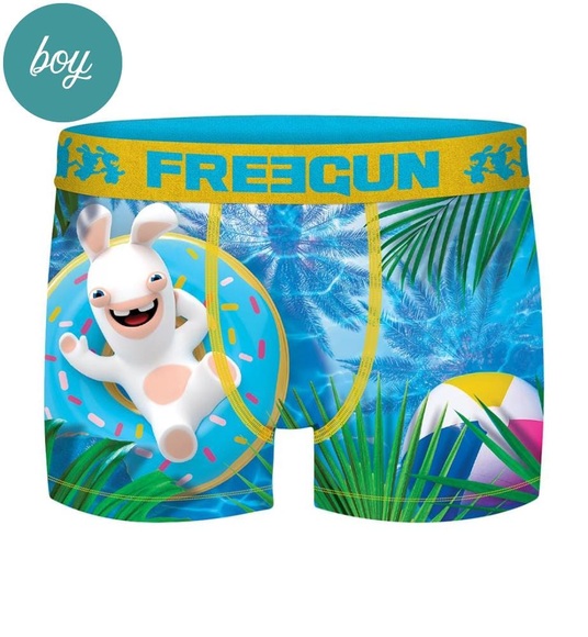 Free Gun - Rabbids Swimming Pool Boxer - Blau - 10/12 Years