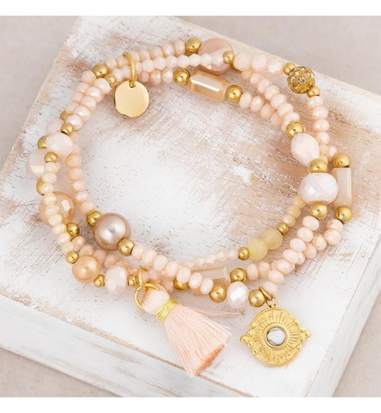 MENTHE A L'Ô - Armband MARGO - Beige